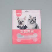 寵物零食袋+啞光塑料複合+自立拉